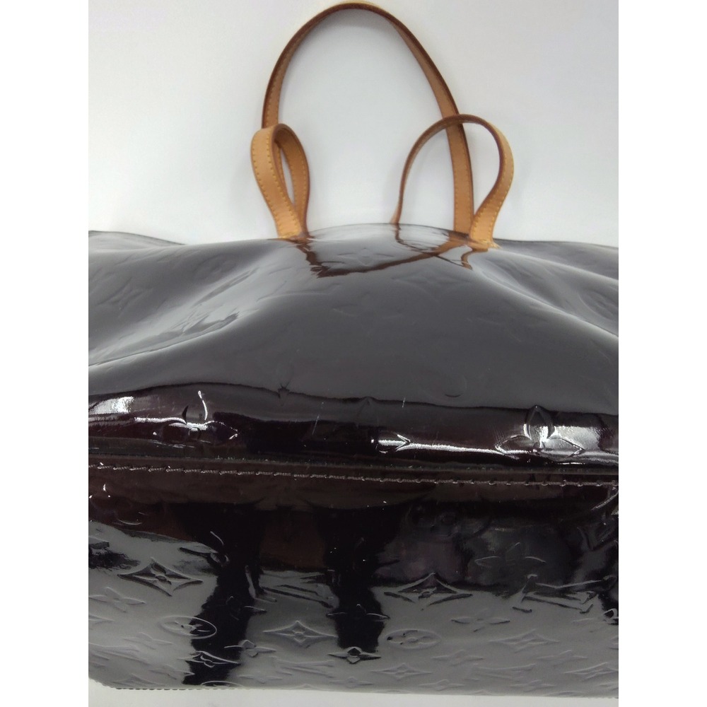 Louis Vuitton Monogram Vernis Bellevue GM Patent Tote Bag Amarante Handbag - Picture 15 of 16